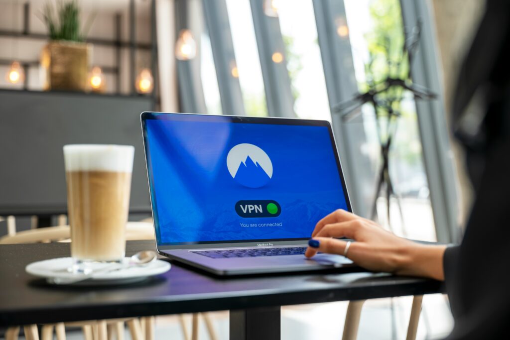 vpn op laptop